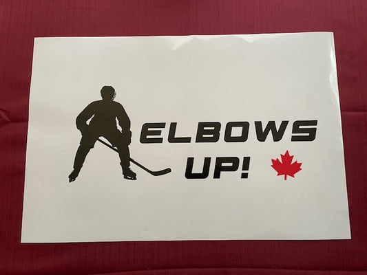 Elbows Up Bumper Sticker