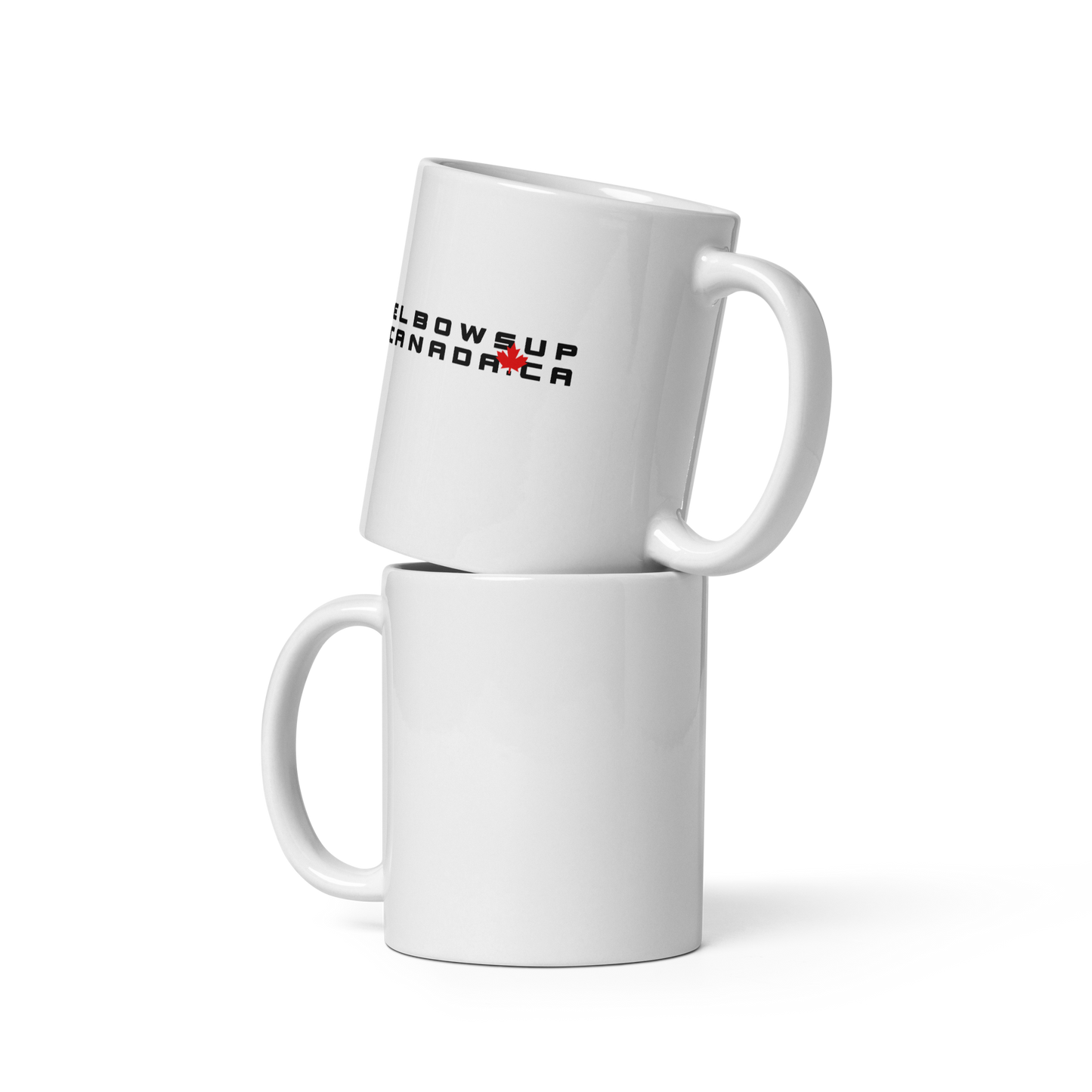 Glossy  Elbows Up mug