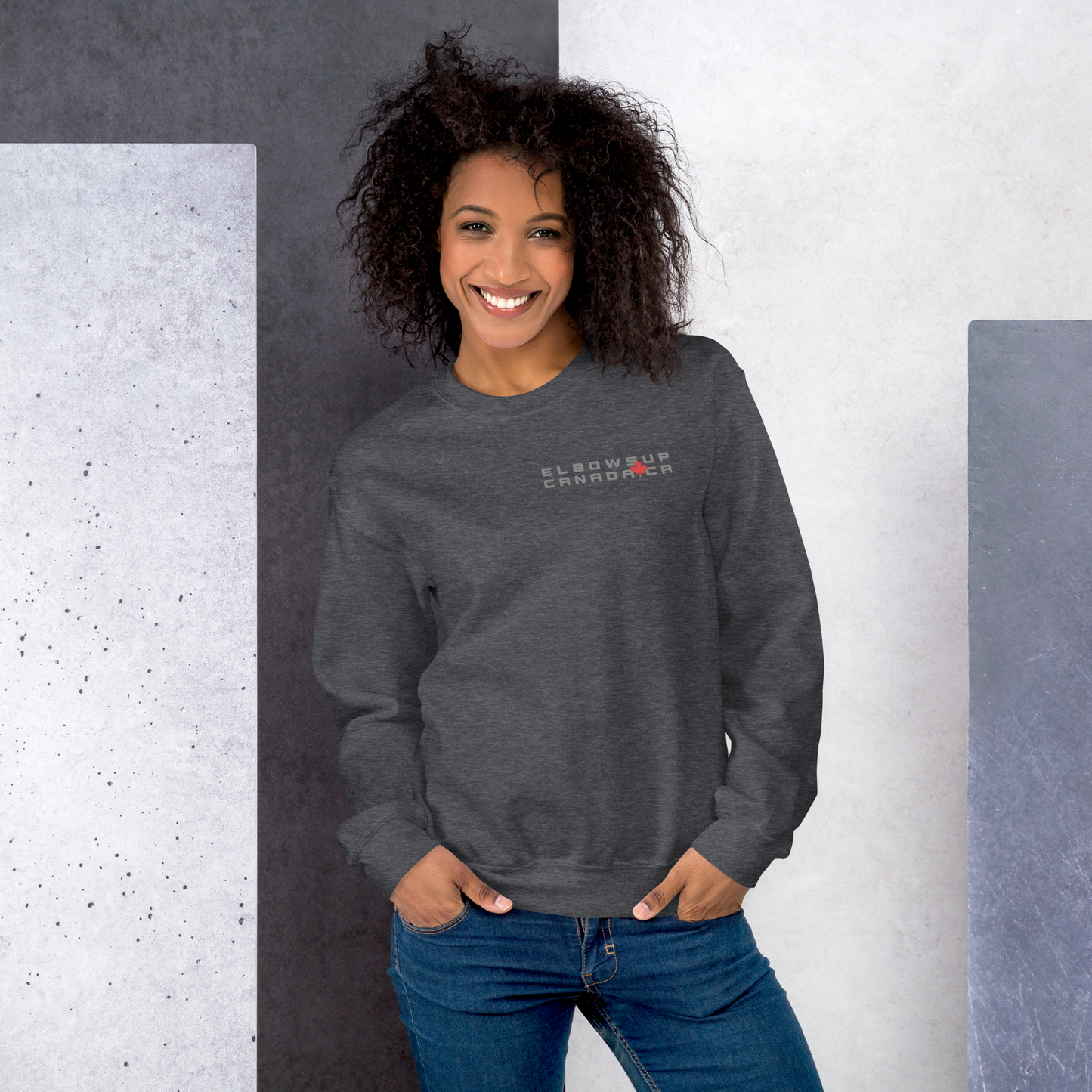 Unisex Elbows Up / Never 51 Sweatshirt