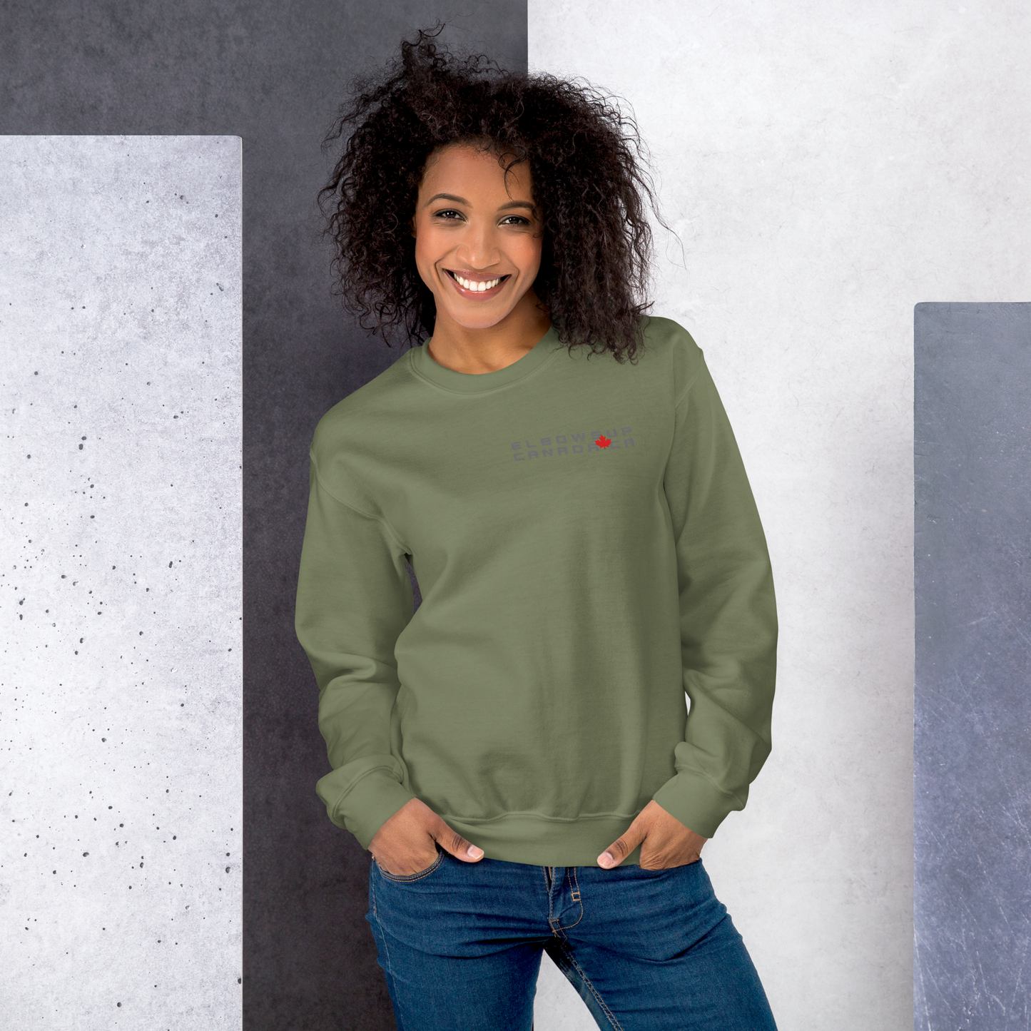 Unisex Elbows Up / Never 51 Sweatshirt