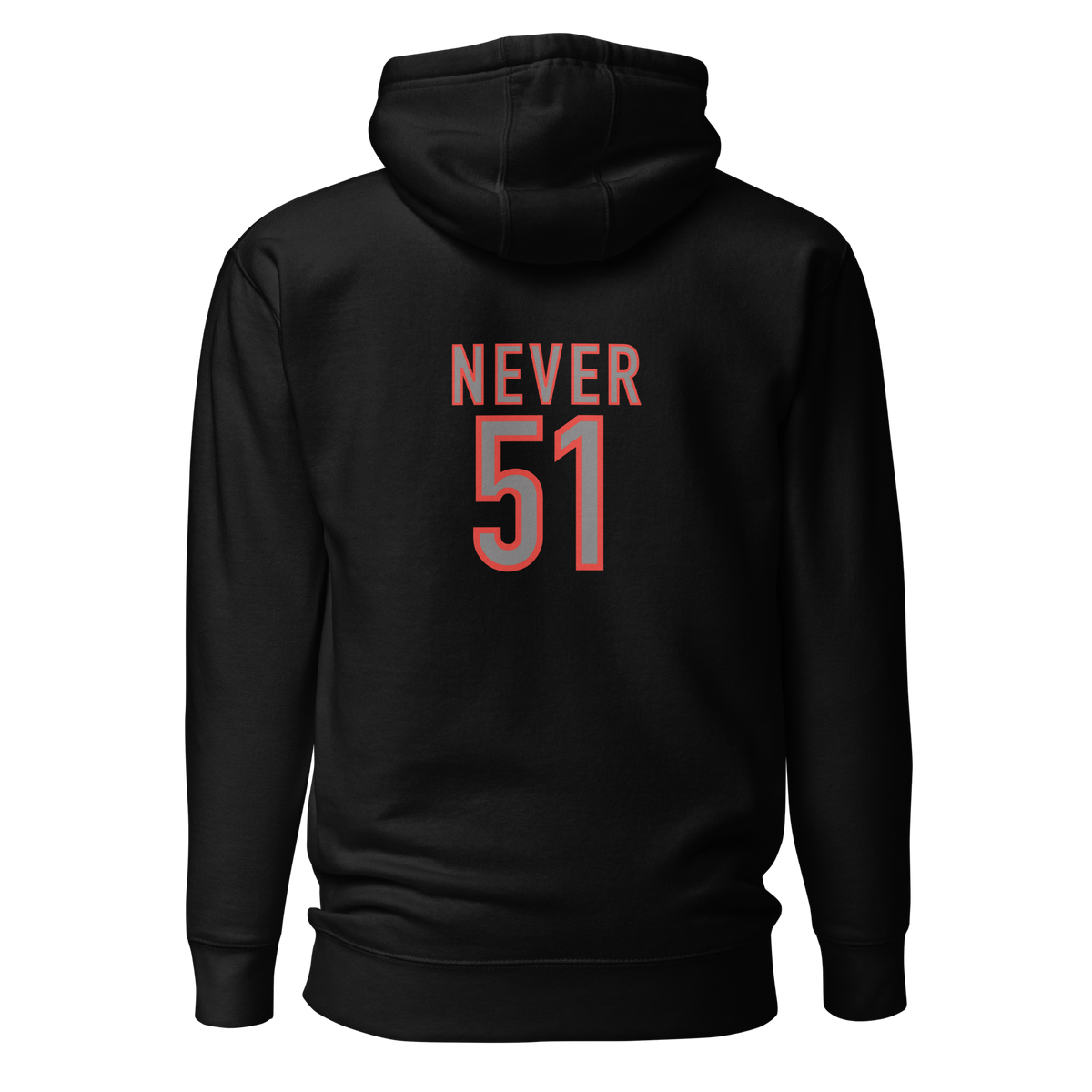 Unisex Elbows Up/Never 51 Hoodie