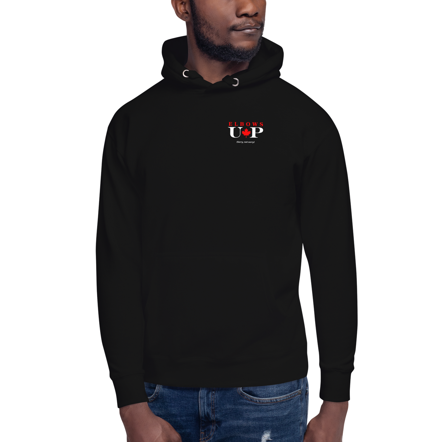 Unisex Elbows Up/Never 51 Hoodie