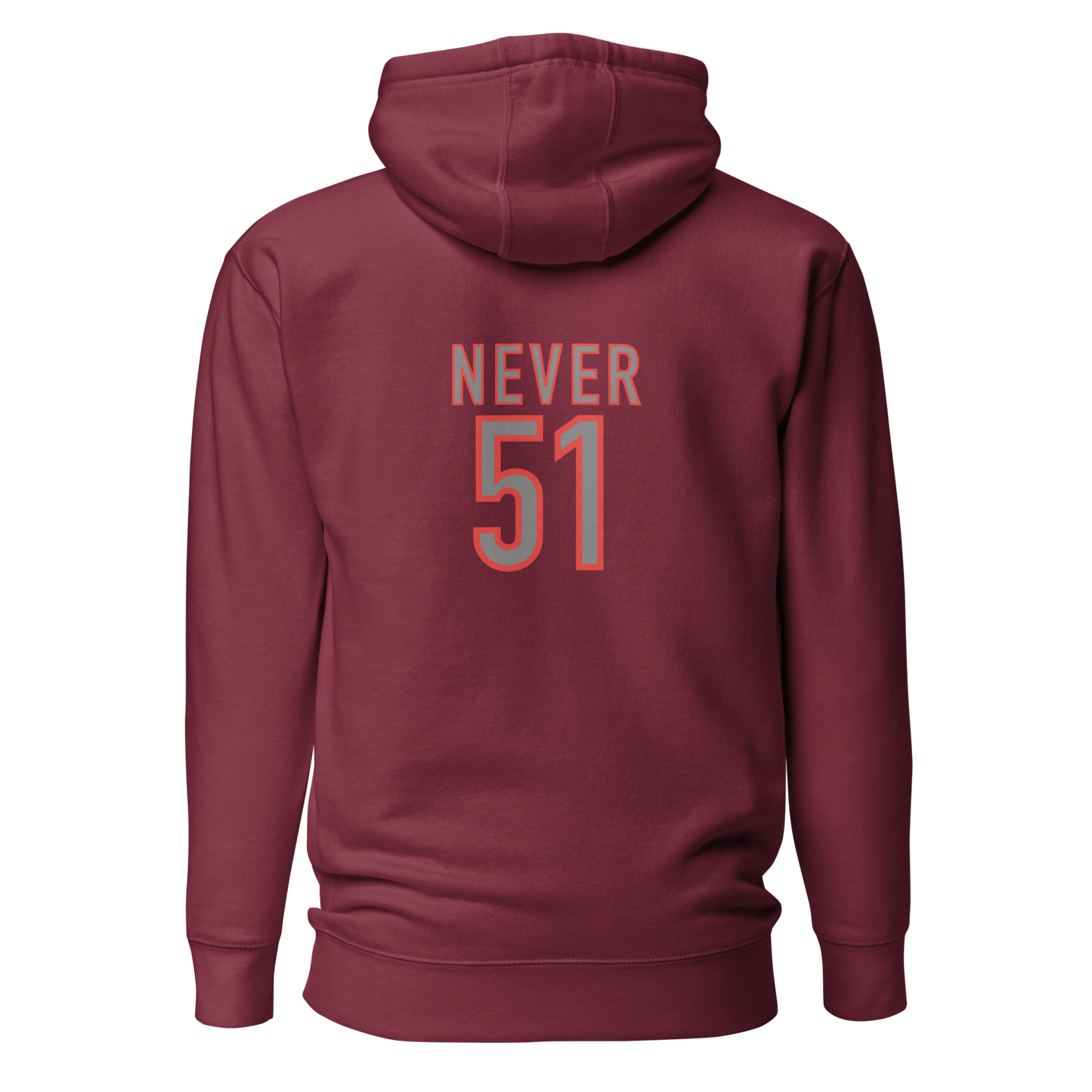 Unisex Elbows Up/Never 51 Hoodie