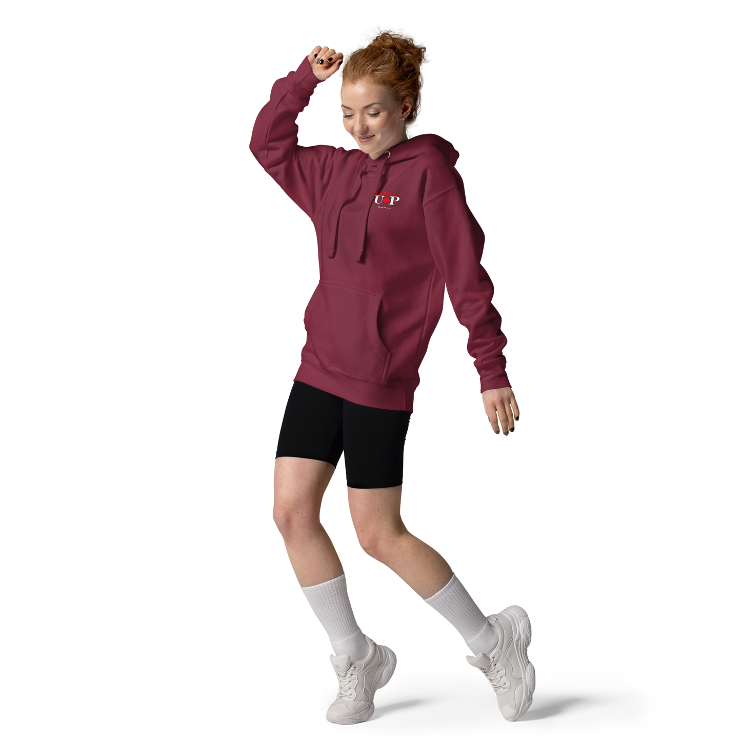 Unisex Elbows Up/Never 51 Hoodie