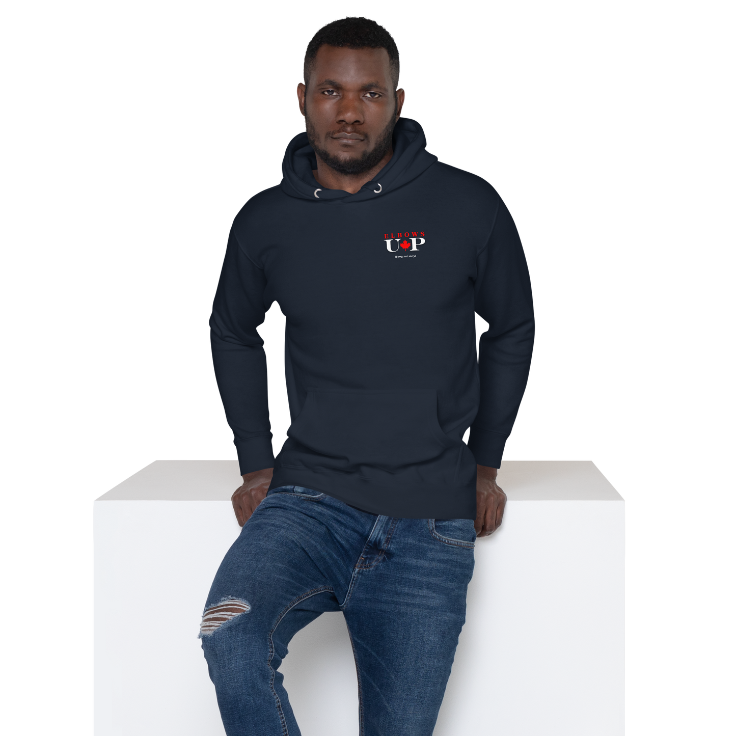 Unisex Elbows Up/Never 51 Hoodie