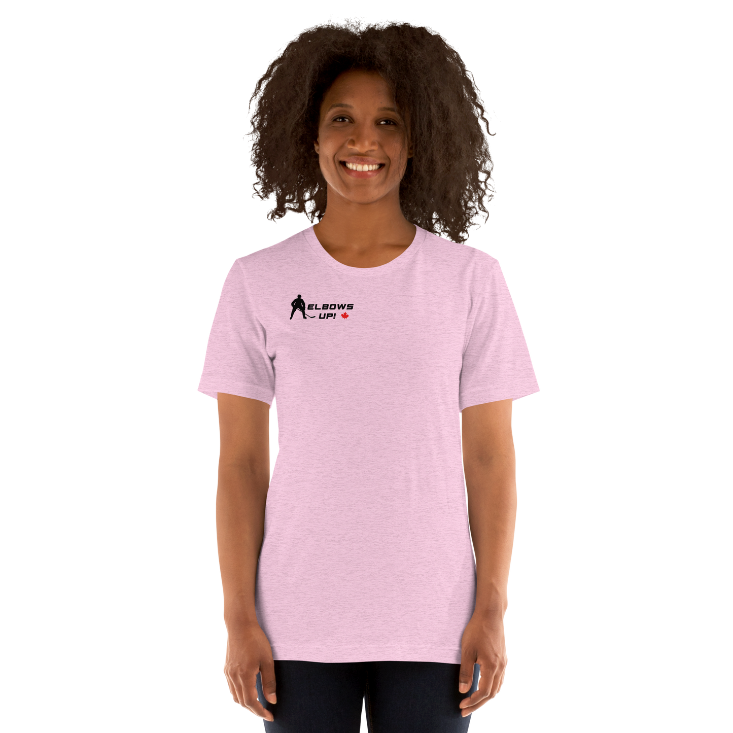 Unisex Snug Cut Elbows Up/ Never 51 t-shirt